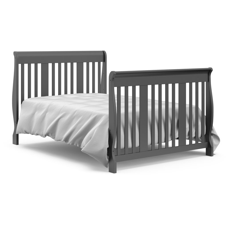 Storkcraft, Portofino 5 in 1 Crib, Grey