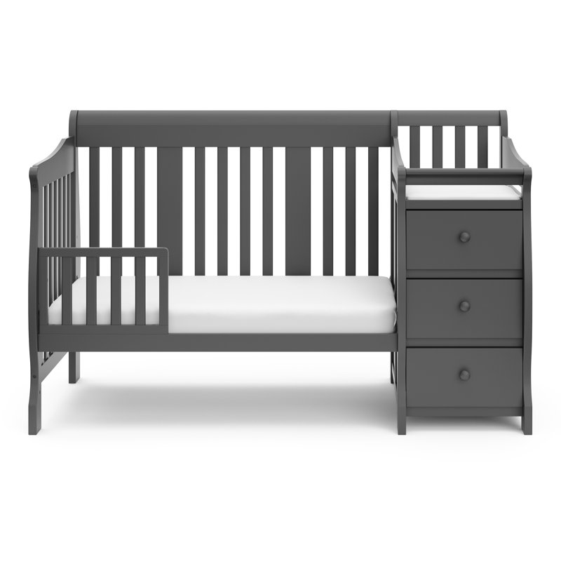 Storkcraft, Portofino 5 in 1 Crib, Grey