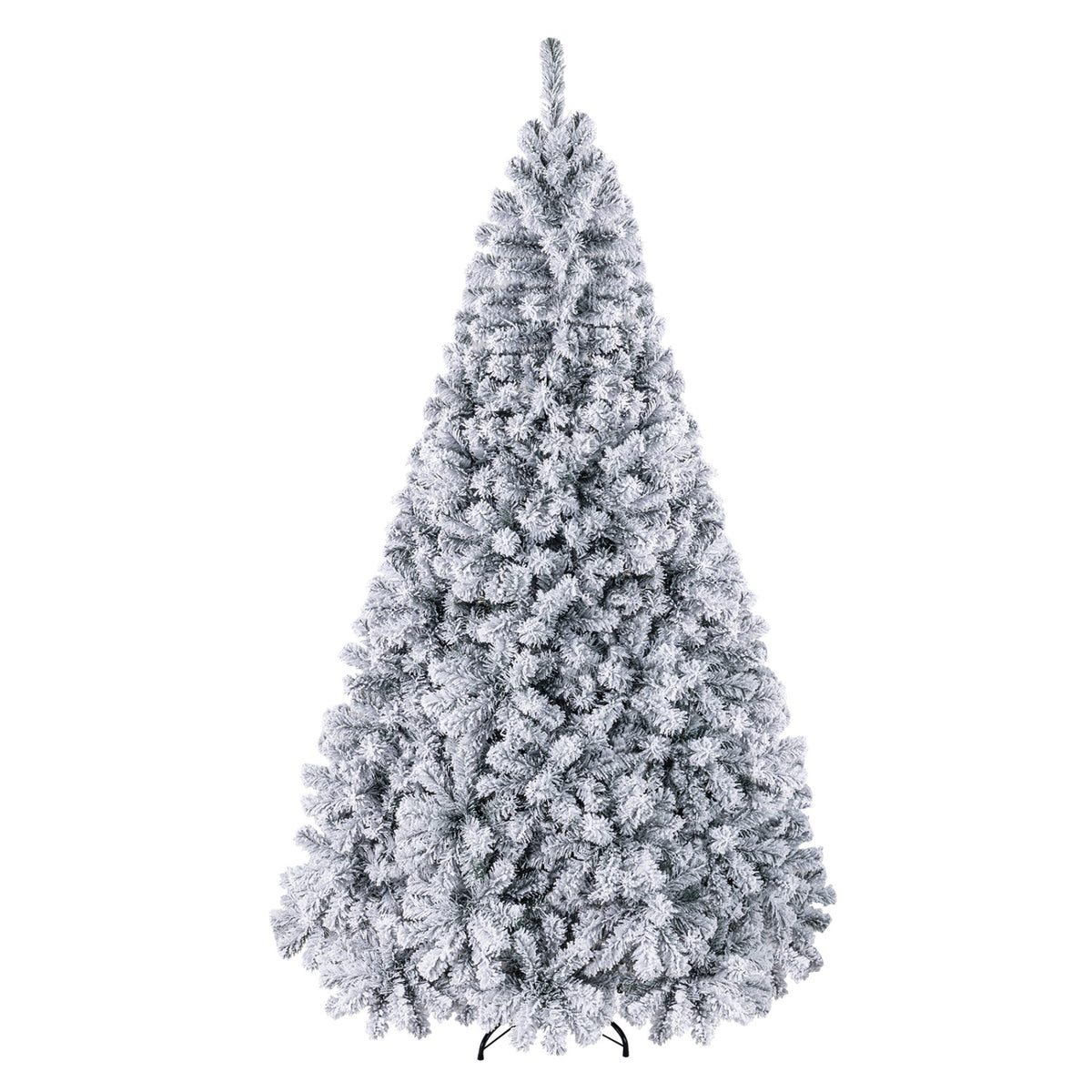 Pre-Lit Premium Snow Flocked Hinged Artificial Christmas Tree-7.5 ft - FINAL SALE