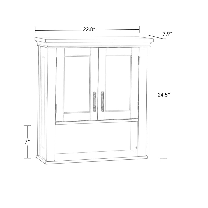 River Ridge Somerset Two-Door Wall Cabinet