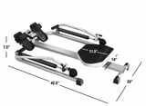 *SPECIAL*, Exercise Adjustable Double Hydraulic Resistance Rowing Machine, 1 box, unassembled