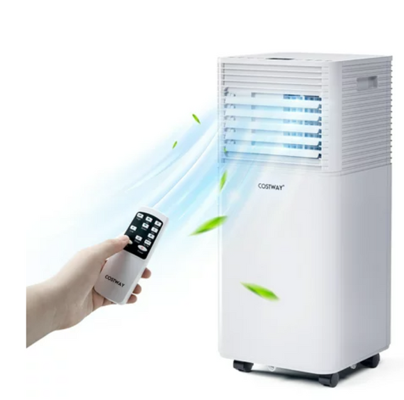 8000 BTU Portable Air Conditioner 3-in-1 Air Cooler w/Dehumidifier & Fan Mode