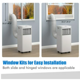 8000 BTU Portable Air Conditioner 3-in-1 Air Cooler w/Dehumidifier & Fan Mode