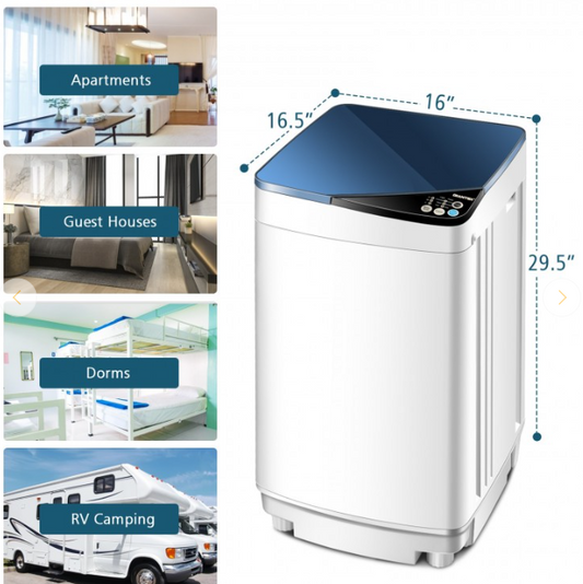 special, Full-automatic Washing Machine 7.7 lbs Washer / Spinner Germicidal, TESTED