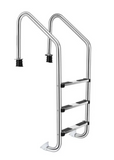 Stainless Steel Swimming Pool Ladder In-Ground 3-Step w/ Anti-Slip Step, unassembled