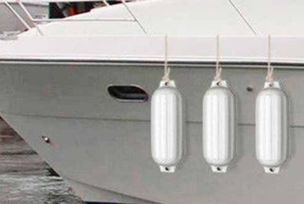 4 Ribbed Marine 8.5"X 27"Boat Fender Vinyl Bumper Dock Shield or small buoy