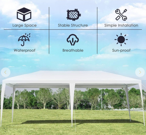 10 x 20 Feet Waterproof Canopy Tent, canopy only no side walls
