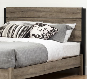 South Shore Munich Weathered Oak, Twin, Headboard Only