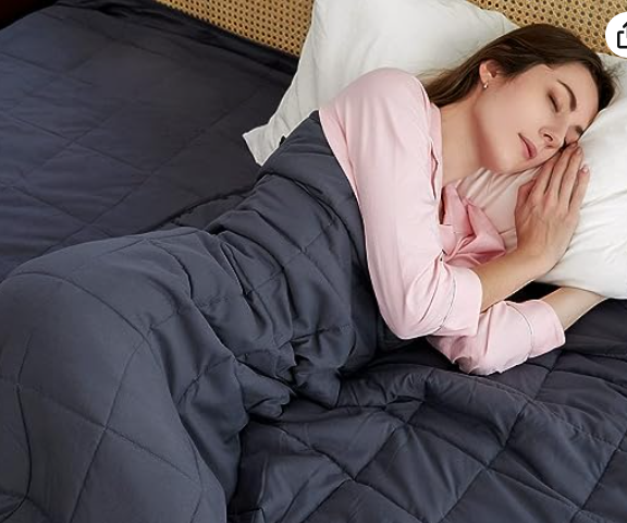 Cotton weighted blanket glass beads hotsell