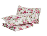 LAURA ASHLEY LIDIA QUILT SET MULTI PINK KING