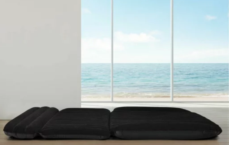 Inflatable SUV  Backseat Air Mattress for Travel  W/ 12v pump