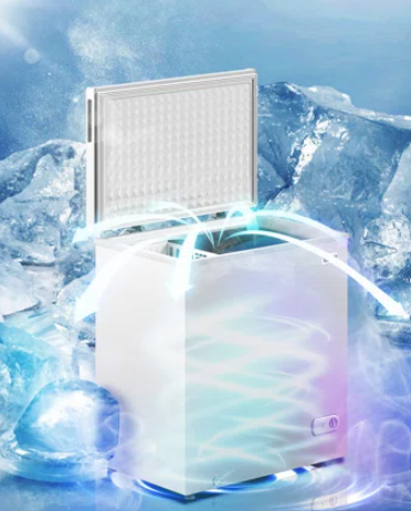 5 Cubic Feet Chest Freezer, scratch and dent back left bottom corner