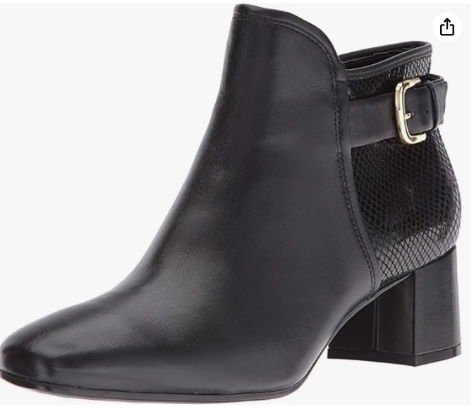 Naturalizer Women's Nailah Boot, Black, size 6.5w