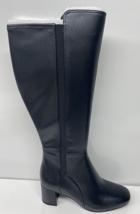 Naturalizer Women's Naples Tall Boot, Black, size 11w