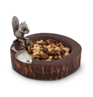 SPECIAL, Vagabond House Woodland Creatures Wood Candy Bowl