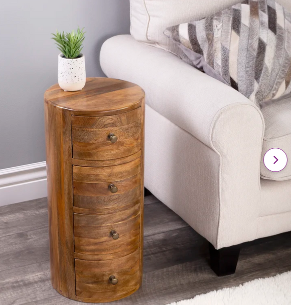 atlantica wood nightstand