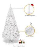 SPECIAL, 7 ft. Artificial PVC Christmas Tree with Stand, White
