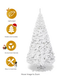 SPECIAL, 7 ft. Artificial PVC Christmas Tree with Stand, White