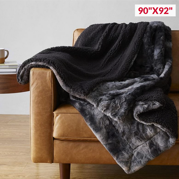 Sherpa Blanket, 90x92, oversize premium