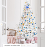 SPECIAL,  9 Ft White Christmas Tree with Metal Stand