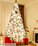 SPECIAL,  9 Ft White Christmas Tree with Metal Stand