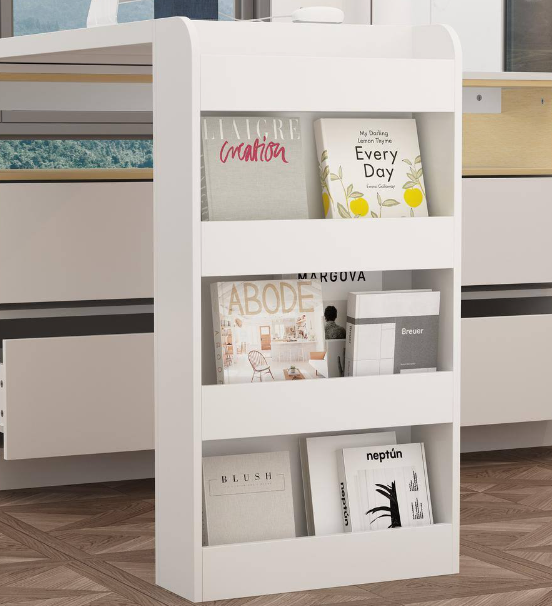 47.2 in. L-Shaped White Wood Computer, fully assembled, white