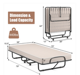 Twin Size Folding Guest Bed, special customer return, marked on side