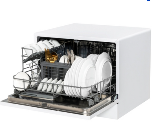 Compact Countertop Dishwasher 6 Place Settings w/ 5 Washing Programs & 24H Timer