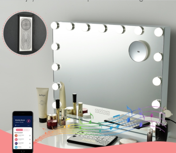 Hollywood bluetooth Vanity Mirror, 1 BOX
