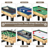 10-in-1 Multi Combo Game Table Set for Home, scratch & dent, fully assembled