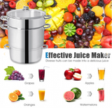 11-Quart Stainless Steel Fruit Juicer Steamer