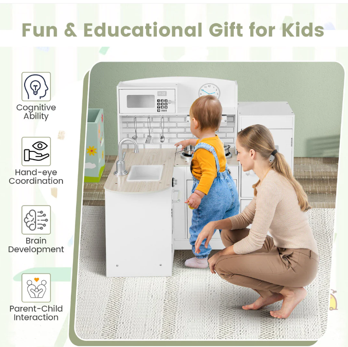Kids Kitchen Playset, fully assembled, scratch & dent