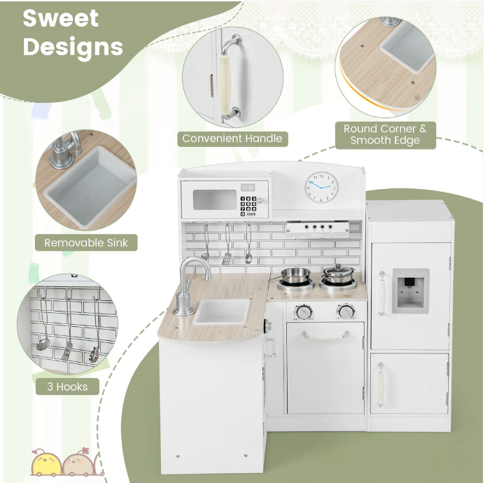 Kids Kitchen Playset, fully assembled, scratch & dent