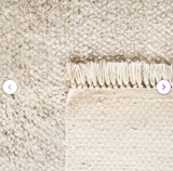 Wyly Hand-Knotted Wool Beige Rug, 9`x12`, beige