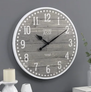 20``Wall Clock By First Time & Co.