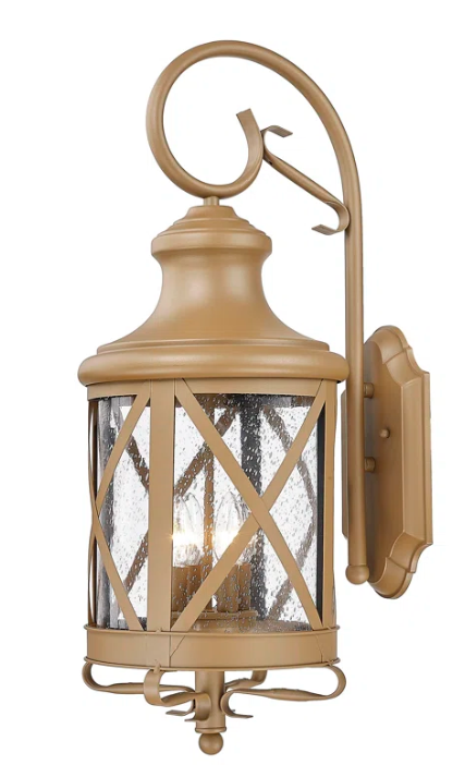 XL, 29.5`` Wall Light, missing glass, special, brown