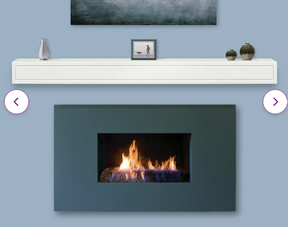 White The Sarah Fireplace Mantel Shelf, no hanger board, SPECIAL