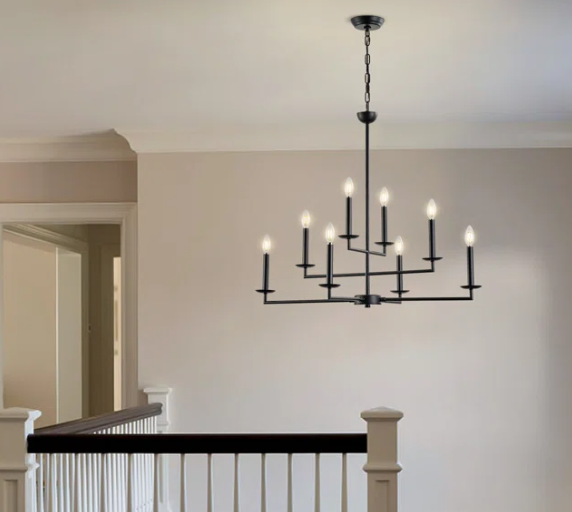 Evanjames 8 - Light Classic / Traditional Chandelier