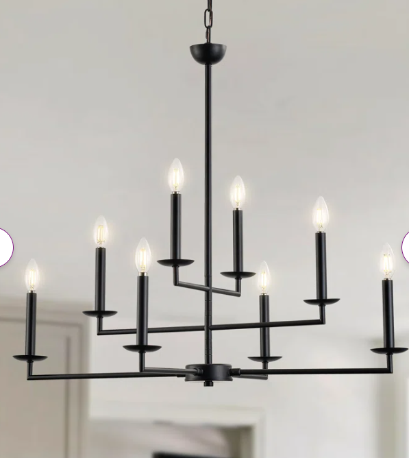 Evanjames 8 - Light Classic / Traditional Chandelier