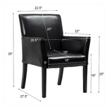 Modern PU Leather Executive Arm Chair Sofa