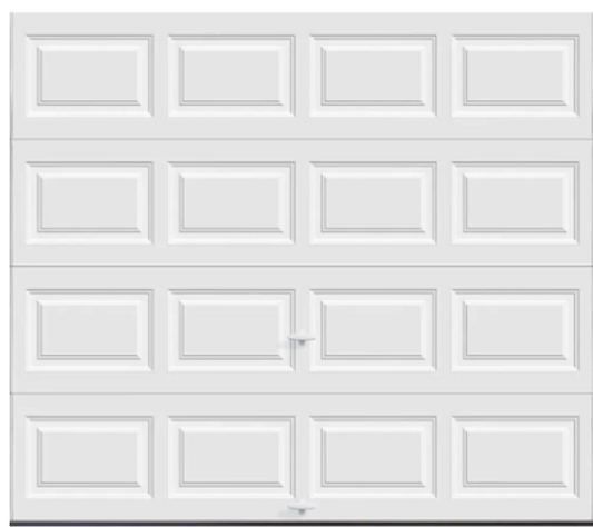 SPECIAL, CHI garage door kit including 4 - 18``x18` panels, non insulated, includes rail kit, white