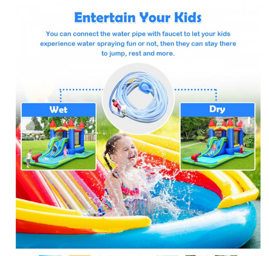 Kids Inflatable Bounce House Water Slide, Blower not included, sold seperatley