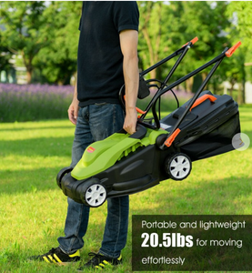 SPECIAL, 14-Inch 12 Amp Lawn Mower with Folding Handle Electric Push