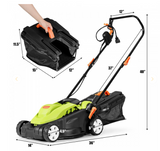 SPECIAL, 14-Inch 12 Amp Lawn Mower with Folding Handle Electric Push