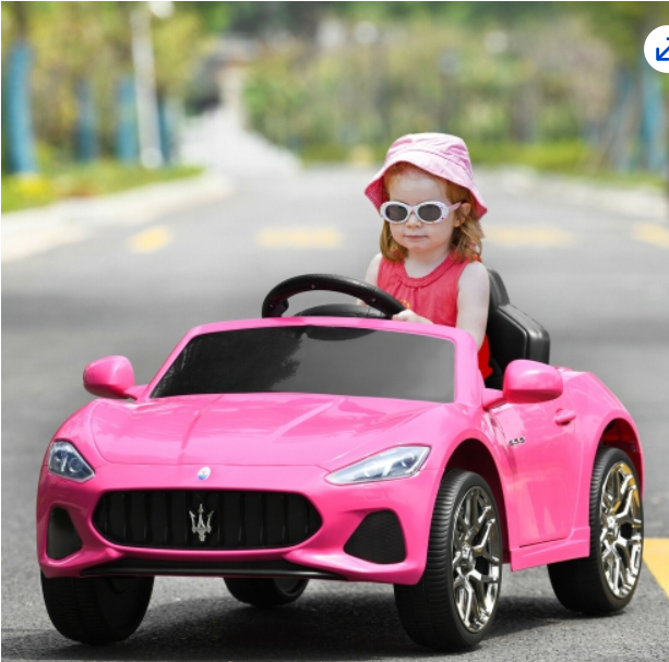 12V Kids Ride On Car Maserati  Licensed w/ Remote Control& Lights