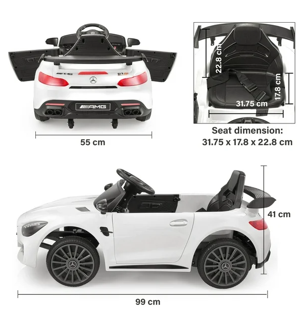 12V Electric Toddler Ride On Car with Remote Control - Horn not working