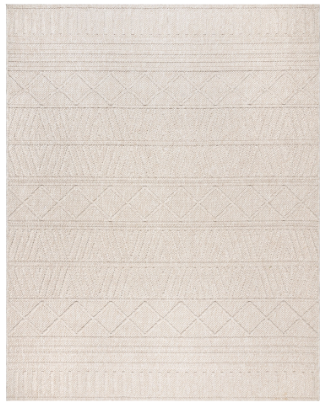 Malini Demita Bohemian Geometric Cream Area Rug, 5'3