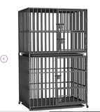 Stackable Heavy Duty Square Tube Dog Cage - Extra Large, One Cage Only