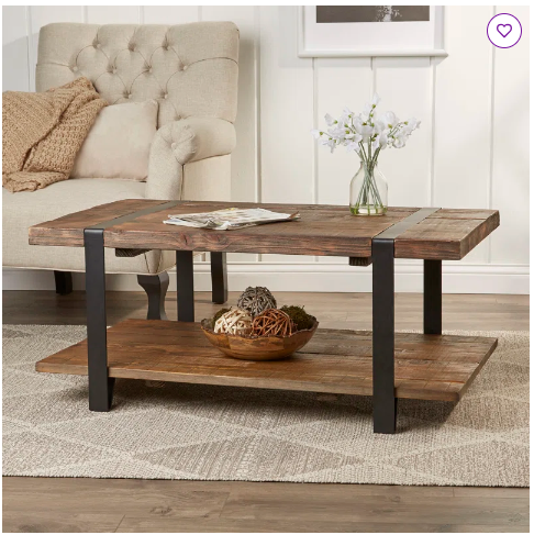 *SPECIAL* - Lora Coffee Table - Natural Grain Look - Distressed