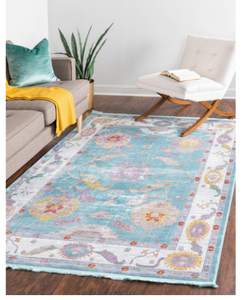 10' x 14' Paragon Area Rug - Aqua/Blue